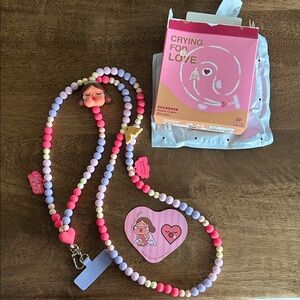 Kiss Kiss Angel Crybaby Crying For Love Phone Charm